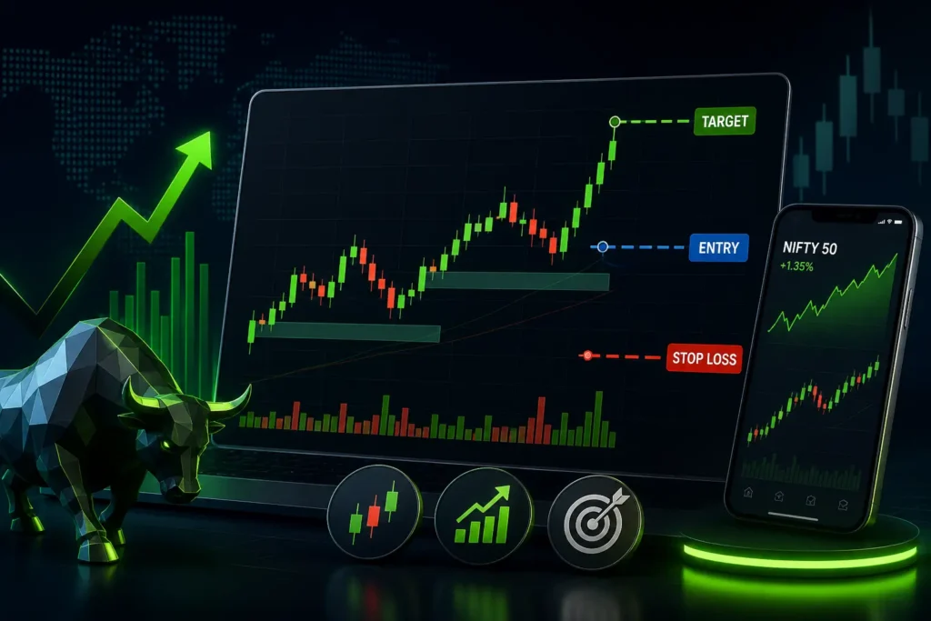 Intraday Signals for Nifty, Bank Nifty & Stocks